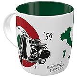 Nostalgic-Art Retro Coffee Mug 330ml Vespa - The Italian Classic - Gift Idea for Scooter Fans Original Licensed Product (OLP) Ceramic Mug Vintage Design