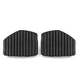 Rubber Clutch Brake Pedal, 2 Pcs Car Brake Clutch Pedal Pad Rubber Clutch Brake Pedal Cover for Peu-geot Cit-Roen 1007 207 208 301 C3 C4 C5 C6 C8 Brake and Clutch Rubber Expert
