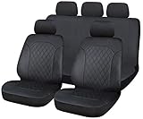 UKB4C Leatherette Full Set Front & Rear Car Seat Covers for VW Volkswagen Golf All Models