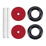 AHANDMAKER Sewing Machine Spool Pins + Bobbin Winder Tire + Red Spool Pin Felt Pad for Sewing Machine, Home Sewing Machine Spool Adapter Treadle Sewing Machine Parts for DIY Sewing Crafts