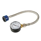 Silverline Mains Water Pressure Test Gauge 0-11bar (0-160psi) (482913), Silver