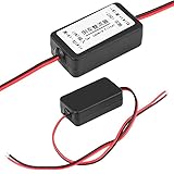 Hlyjoon 12V DC Car Rearview Camera Power Relay Capacitor Filter Rectifier Auto Electric Power Rectification Part for Germany American Series Auto