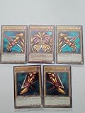 Exodia The Forbidden One - YuGiOh Lost Art Yugi's God Card 5 Card Set LART-EN004, LART-EN005, LART-EN002,LART-EN006, LART-EN003