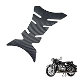 generic motorcycle tank protector Compatible with BMW R69 S 1960-1969,Accessory modification, 1PCS Fuel tank decoration Carbon Fiber(black)