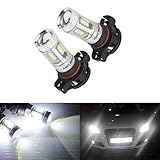 ANG RONG 2x H16 PS19W LED SideLight Daytime Light DRL 5202 Bulb White for Audi A3 8P
