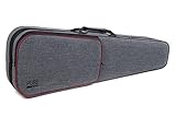 PURE GEWA Violin Case in grey with backpack straps and carry handle 4/4