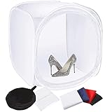 32"/80cm Photo Studio Box Light Cube Tent with 4 Backdrop, Lightbox Photo Box Studio Light Box Photo Booth Studio Shooting Tent for Product Photography