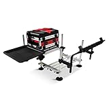 Match Station AS5 Drawer RED Alloy Pro-Sport Seat Box, Footplate, Spray Bar & Side Tray