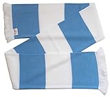 Man City Fans Sky and White Traditional Bar Scarf