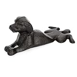 SUMTree Cast Iron Door Wedge Door Stop, Decorative Door Stoppers Wedge, Dachshund, 16 * 8.5 * 6.5cm, Dark Brown