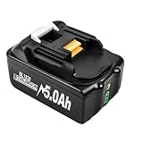 18V 5000mAh Battery for BL1850B BL1850 BL1840 BL1830B BL1830 BL1815 194205-3 194309-1 LXT400 Replacement Batteries 5.0Ah with LED Indicator