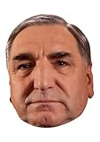 FoxyPrinting Mr Carson Downton Abbey Celebrity Cardboard Party Face Mask Fancy Dress