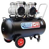 SIP QT Air Compressor Ultra Low Noise Oil-Free Direct Drive, 230V 100L 3hp 2.2kW 116psi 8 Bar 16CFM