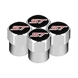 Silver Wheel Valve Dust Caps. (R) Fiesta Focus Mondeo Fusion Kuga Ecosport Puma Galaxy