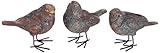 London Ornaments L02420040 Bronze Birds (Set of 3)