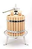 Vigo Presses Fruit Press Apple Press 12 Litre made from Stainless Steel – for Cider and Winemaking – Get the Most Juice Possible from Your Fruit!