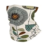 Multifunctional Headwear Scandinavian Floral Orla Winter Headband Neck Warmer Ski Hunting Tube Scarf Mid Century Modern Face Bandana Gaiter
