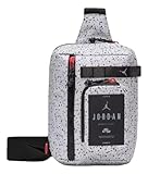 Jordan Air Hesi Crossbody Bag (3L) Sling Bag, Grey/Cement
