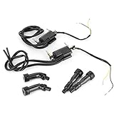 Zohisin 2pcs Ignition Coils + 4pcs Caps 33410-45012 Fits for Suzuki GS550 GS750 GS850 GS1000