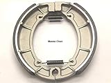 Master Chen Rear Brake Shoes for Yamaha XVS650 V Star Custom 1997-2011/2013-2014 - XVS650A Classic 1998-2010 - XVS650AT Silverado 2003-2010 - Virago XV 535 700 750 920 1000 1100 - Seca XJ 650 700 750