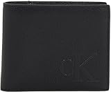 Calvin Klein Men’s Sculpted Impression Bifold Leather Wallet, Black (Na Black), One Size