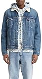 Levi's Men's Type 3 Sherpa Trucker Denim Jacket, Fable, M