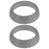 VGOL 2x Exhaust Gasket Sealing Ring 70x54x16mm Compatible with Toyota Avensis Celica Corolla Replaces 17451-20010