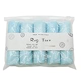 Ukbzxcmws 10 Rolls Pre-Cut For Latch Hook Yarn Threads For Making Pillowcases Blankets Rug Sewing DIY Projects Knitting Wool Yarn For Blanket