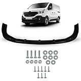 ROBUST Front Bumper Lip Gloss Black Splitter Spoiler for Renault Trafic III Vauxhall Vivaro B 2014-2019