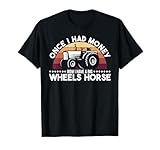 Farmer Farming Tractor Wheel Horse Gift T-Shirt