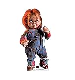 Cardboard People Advanced Graphics Chucky with Knife Life Size Cardboard Cutout Standup - Child's Play