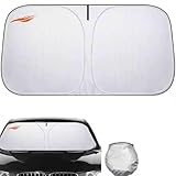 windscreen sun shade Compatible with Alfa Romeo Alfasud Sprint 1976-1989 windscreen sunshade sun visor for car windscreen silver