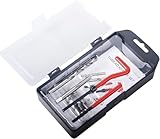 Rdrusean Thread Repair Kit M14x1.25mm Helicoil Restoring Thread Repair Tools Wire Insert Kit for Helicoil Type Internal Screw Holes Repairing (M14 x 1.25)