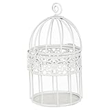 URBNLIVING White Wire Mesh Bird Cage