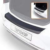 Travall Car Boot Bumper Protector Compatible with Vauxhall Astra 5 Door Hatchback J (2012-2015) - Vehicle-Specific Black Smooth Plastic Bumper Protection against Scuffs and Scratches