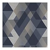 Sublime Navy Decadence Diamond Wallpaper