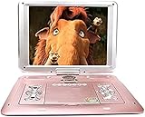 Portable DVD Player 8J HD Mobile DVD 22-inch Home DVD Player Player Portable EVD TV Children's Theater Video Player,Pink
