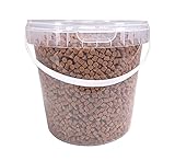 Premium Sinking Carp Pellets Fishing Bait by Britten & James (1.5kg). A Proven High Attractant Bait - 6mm Coarse Carp Pellets in a Reusable 2L Tub