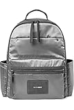 Skip Hop Skyler Diaper Bag Backpack Shiny Grey