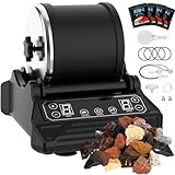 Acmeenjoy Rock Tumbler Kit Barrel Stone Polishing Machine with 9-Speed Motor & 9-Day Timer, Rock Polisher Machine for Kids & Adults, Includes Gemstones, Grits and DIY Tools