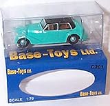 Basetoys Armstrong Siddeley Whitley in blue car 1.76 railway scale model