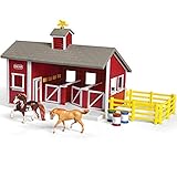 Breyer Stablebates Red Stable Set
