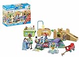 Playmobil 71649 MyLife: Toddler Group Promo Pack, including five figures, play tower, slide, and many adorable accessories, detailed play sets suitable for children ages 4+