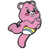 Pawprint Family | Cheer Bear Enamel Pin Badge | Care Bears Unlock the Magic Official Merchandise