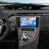9 Inch 4G+64G Android 14 Car Stereo for Toyota Prius 2009-2014, 2 Din IPS Touch Screen Car Radio Receiver w/Wireless Carplay Android Auto GPS Navigation Bluetooth Wifi FM AM BT SWC Backup Camera Mic