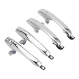 KIMISS Outside Exterior Door Handle Set Fits 2005-2010 300 300C Magnum Front Rear Driver & Passenger Side Truck SUV Chrome 4pcs