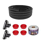 JDP Small Garden Lawn Drainage Pack - 60mm Perforated Drainage Pipe for Areas Up to 80m2