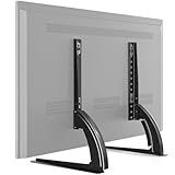 RFIVER Universal TV Stand Base TV Legs with Height Adjustment fit Most 32-55 LCD LED Flat Screen Inch TVs, Table Top Pedestal TV Legs Max VESA up to 800x400mm