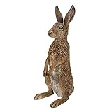 Vivid XRL-HARE-B Arts 43cm Standing Hare Resin Ornament
