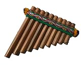 HAND MADE SOUTH AMERICAN BAMBOO PAN PIPES PERUVIAN MOUTH WOODEN FLUTES BAMBOO INSTRUMENT